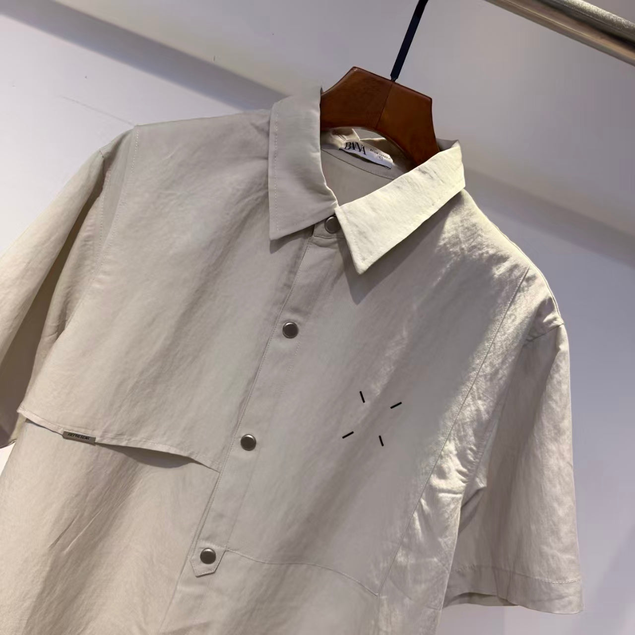 Maison Margiela - Short Sleeve Shirt - Beige – Lebsak