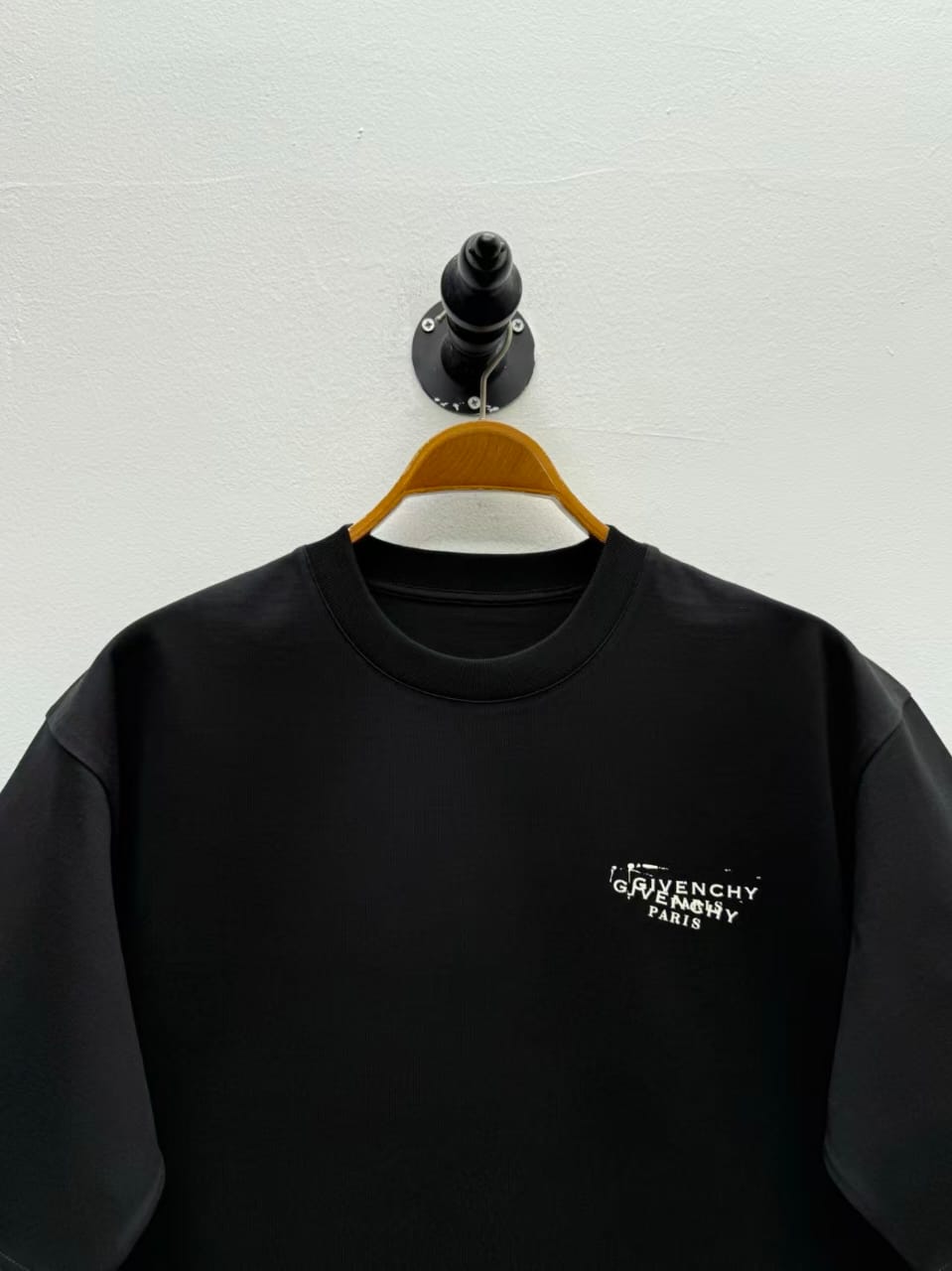 Givenchy - Black Distressed Logo T-Shirt