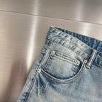 PRADA - Light Wash Distressed Jeans