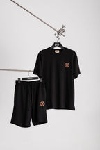 Hermès - Black T-Shirt and Shorts Co-ord Set