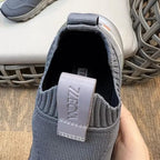 Zegna - Gray Slip-On Sneakers