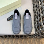 Zegna - Gray Slip-On Sneakers
