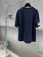 BOSS - Contrast Trim T-Shirt - Navy