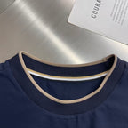 BOSS - Contrast Trim T-Shirt - Navy