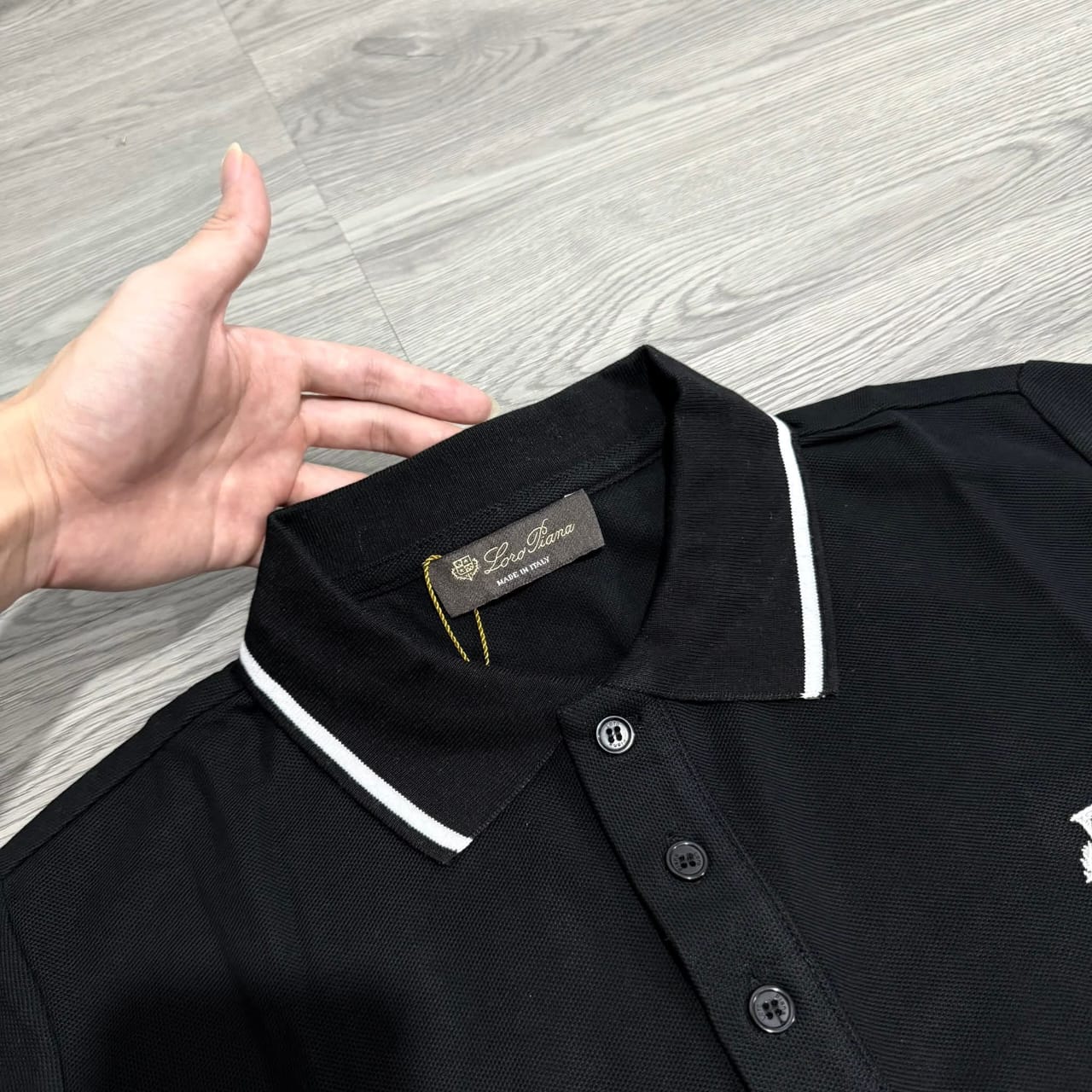Loro Piana - Polo Shirt - Black