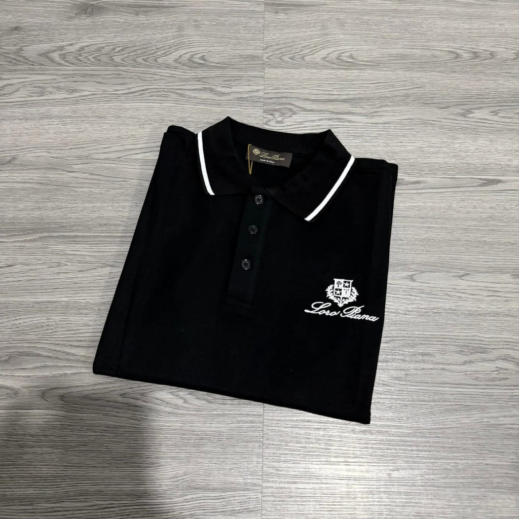 Loro Piana - Polo Shirt - Black