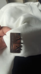 Armani Exchange - Metallic Logo T-Shirt - White