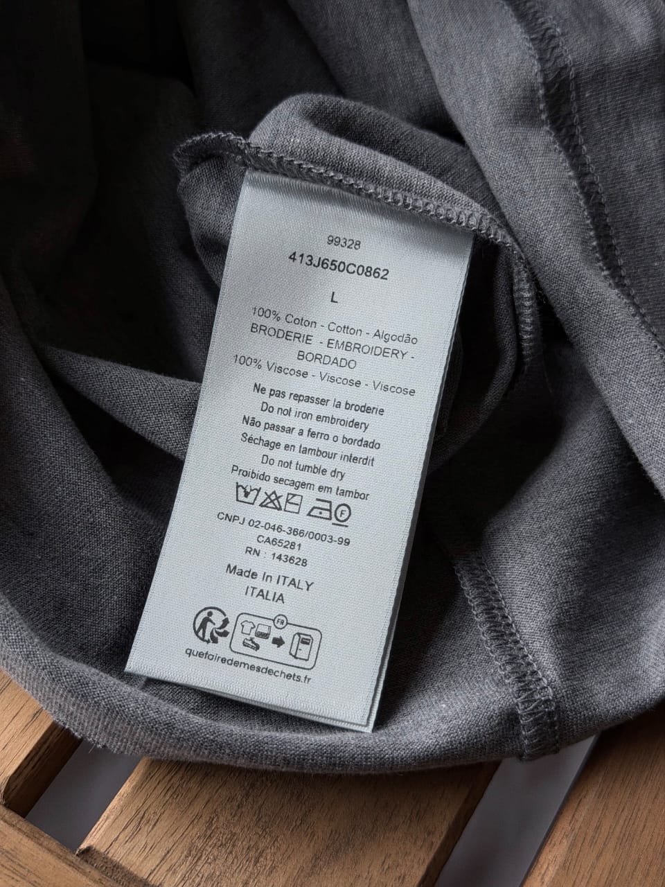 Dior - Grey T-Shirt