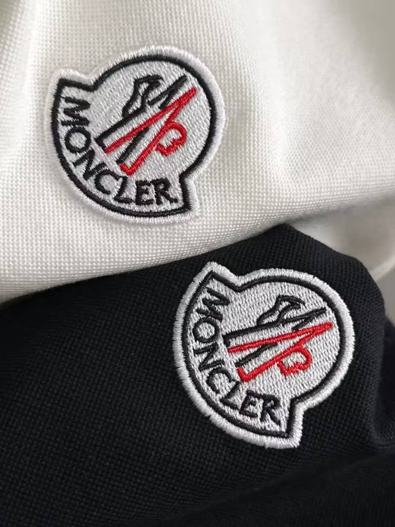 Moncler - Logo-Patch Polo T-Shirt - Black