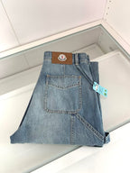 Moncler - Baggy Denim Jeans - Vintage Blue Wash