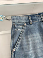 Moncler - Baggy Denim Jeans - Vintage Blue Wash