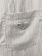 Prada - Linen Set: Shirt & Trousers - Ecru