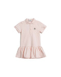 Moncler Enfant - Piqué Knit Ruffled Polo Dress (Pastel Pink)