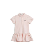 Moncler Enfant - Piqué Knit Ruffled Polo Dress (Pastel Pink)