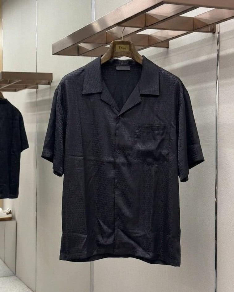 Dior - Jacquard Shirt and Shorts Set - Black