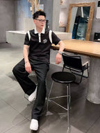 Louis Vuitton - Embroidered Bicolor Polo T-Shirt