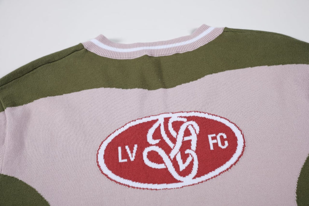 Louis Vuitton - "V Vers" Graphic Knit Jersey - Pink & Green
