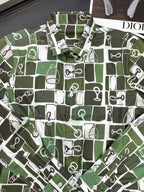 Hermes - Green Equestrian Motif Long-Sleeve Shirt