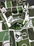 Hermes - Green Equestrian Motif Long-Sleeve Shirt