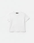 Fendi Kids - Minimalist T-Shirt & Denim Shorts Set (Optic White & Light Wash)