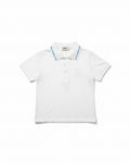 Fendi Kids - Tipped Polo & Sweatshorts Set (Optic White & Sky Blue)