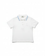 Fendi Kids - Tipped Polo & Sweatshorts Set (Optic White & Sky Blue)