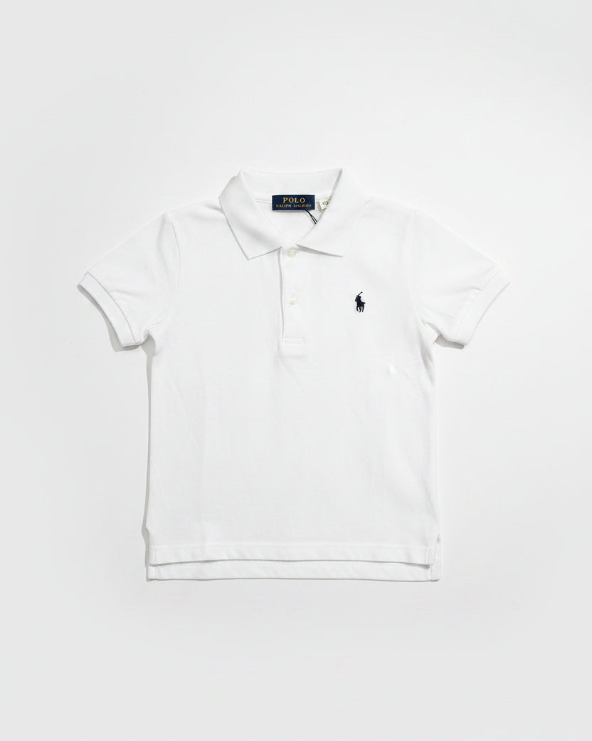 Polo Ralph Lauren Childrenswear - Classic Polo & Cargo Shorts Set (Optic White & Navy)