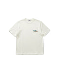 Alo Yoga - Painterly Splatter Logo Heavyweight T-Shirt (Pristine White)