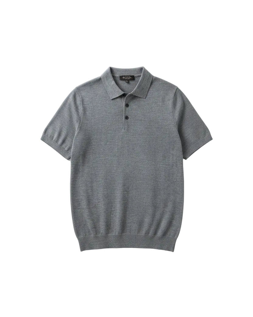 Loro Piana - Minimalist Classic Fine-Knit Polo (Heather Grey)