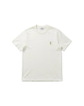 Saint Laurent - YSL Metallic Monogram Heavyweight T-Shirt (Off-White)