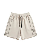 Dior - Piping Detail Luxury Sweatshorts (Alabaster Cream)
