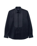 Louis Vuitton - Contrast Bib Formal Evening Shirt (Midnight Black)