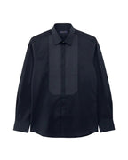 Louis Vuitton - Contrast Bib Formal Evening Shirt (Midnight Black)