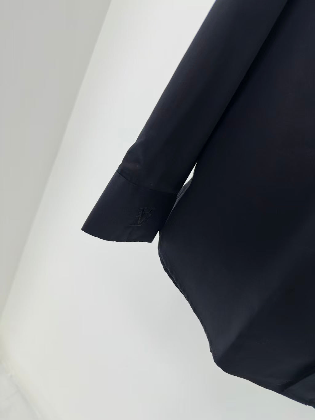 Louis Vuitton - Contrast Bib Formal Evening Shirt (Midnight Black)