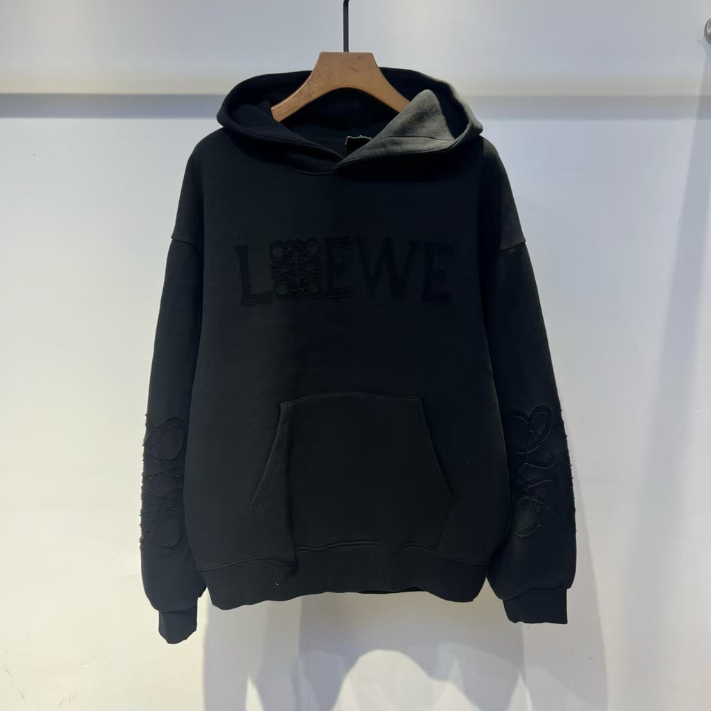 Loewe - Tonal Anagram Embroidered Hoodie