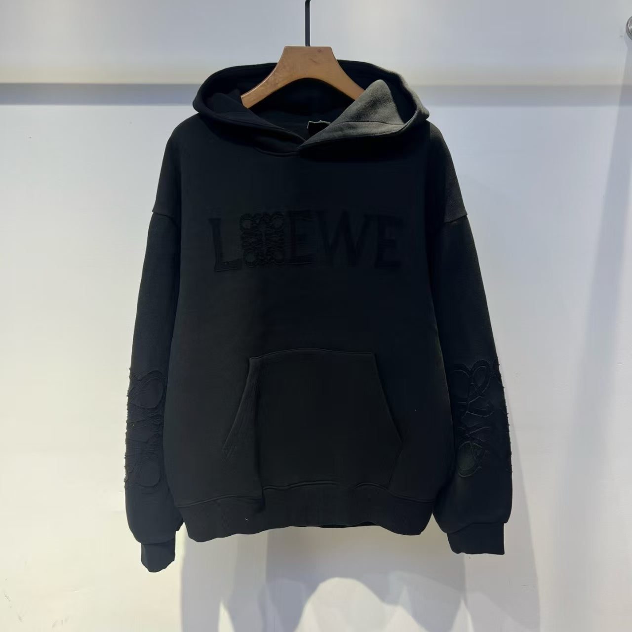 Loewe - Tonal Anagram Embroidered Hoodie