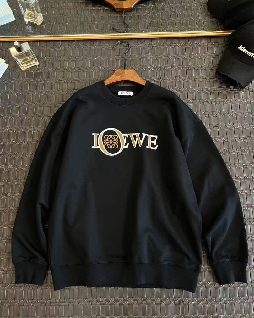 Loewe - Graphic Anagram Logo Black Sweatshirt