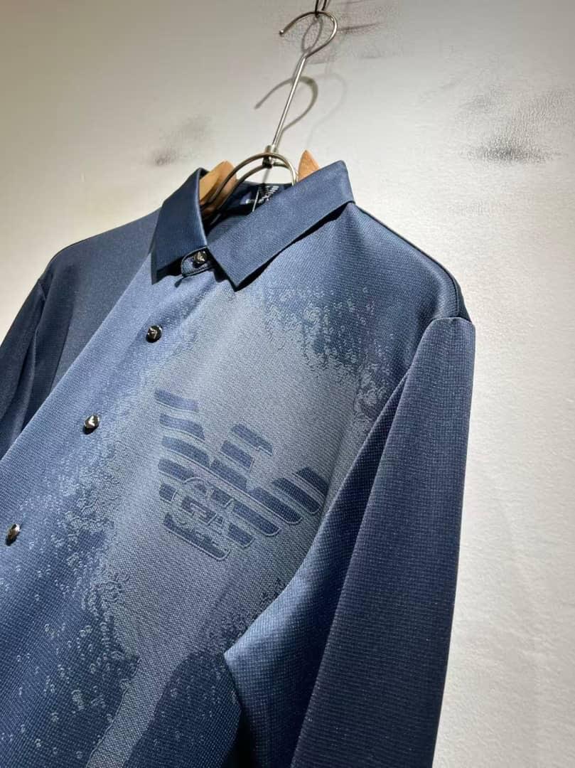 Emporio Armani - Knit Tonal Eagle Logo Shirt