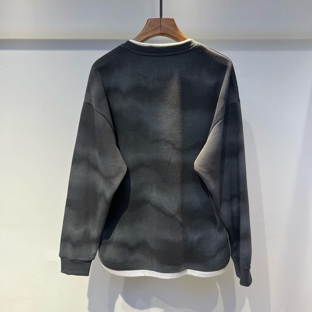 Arc'teryx x Jil Sander - Tie-Dye Skeleton Logo Layered Sweatshirt