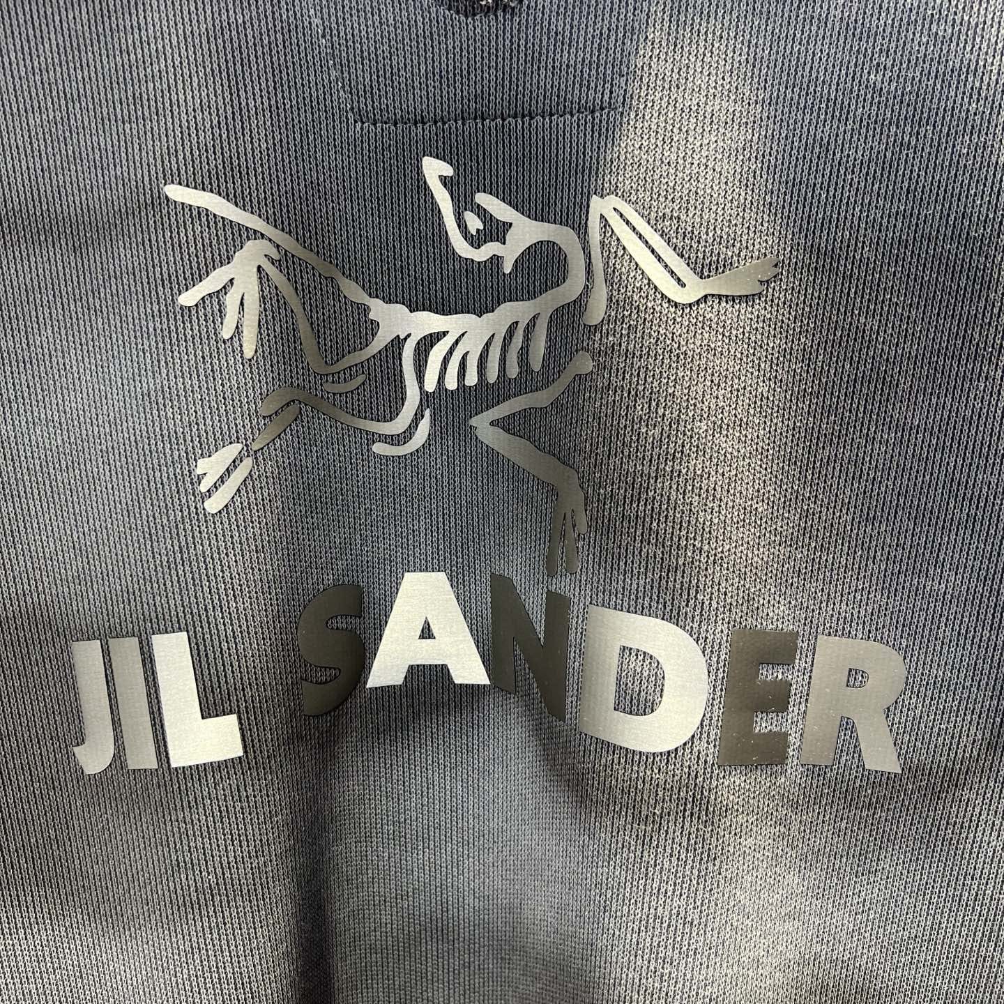 Arc'teryx x Jil Sander - Tie-Dye Skeleton Logo Layered Sweatshirt