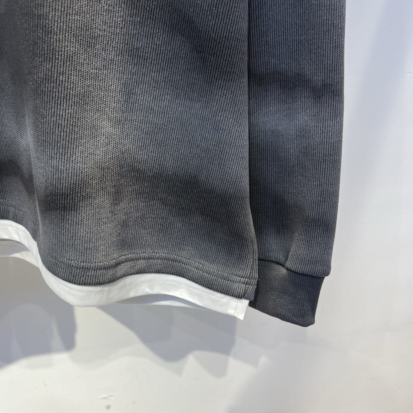 Arc'teryx x Jil Sander - Tie-Dye Skeleton Logo Layered Sweatshirt