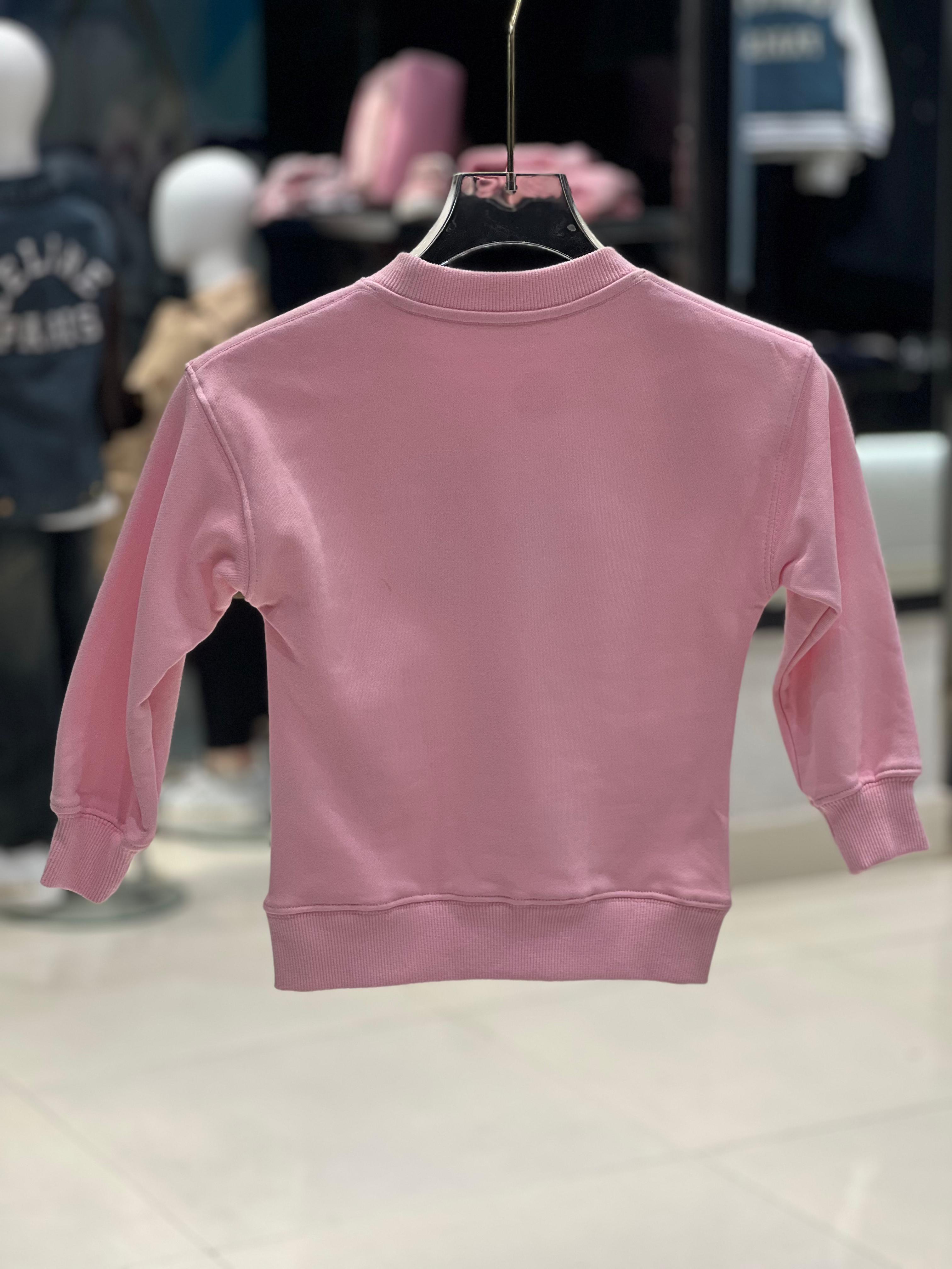 Gucci Kids - Pink 'Duck & Umbrella' Graphic Sweatshirt