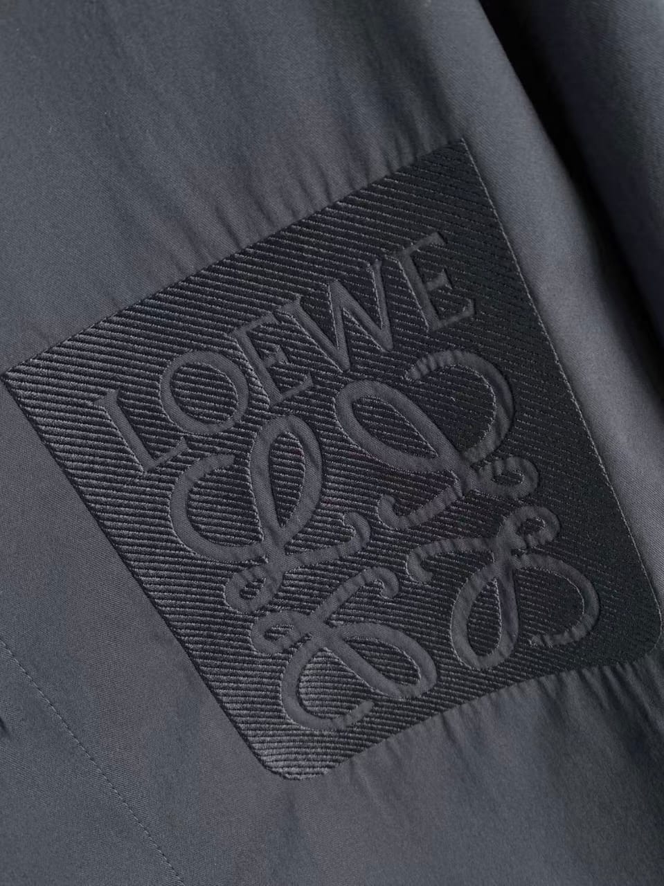 Loewe - Black Anagram Embossed Chest Pocket Shirt
