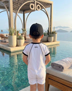 Alo Kids - Baby Warrior Short Sleeve Romper - White