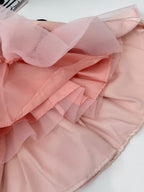 Miu Miu Kids - Black and Pink Tulle Bow Dress