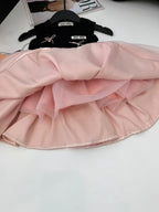 Miu Miu Kids - Black and Pink Tulle Bow Dress