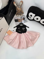 Miu Miu Kids - Black and Pink Tulle Bow Dress