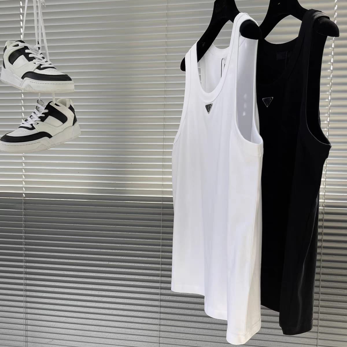 Prada - Ribbed Cotton Tank Top