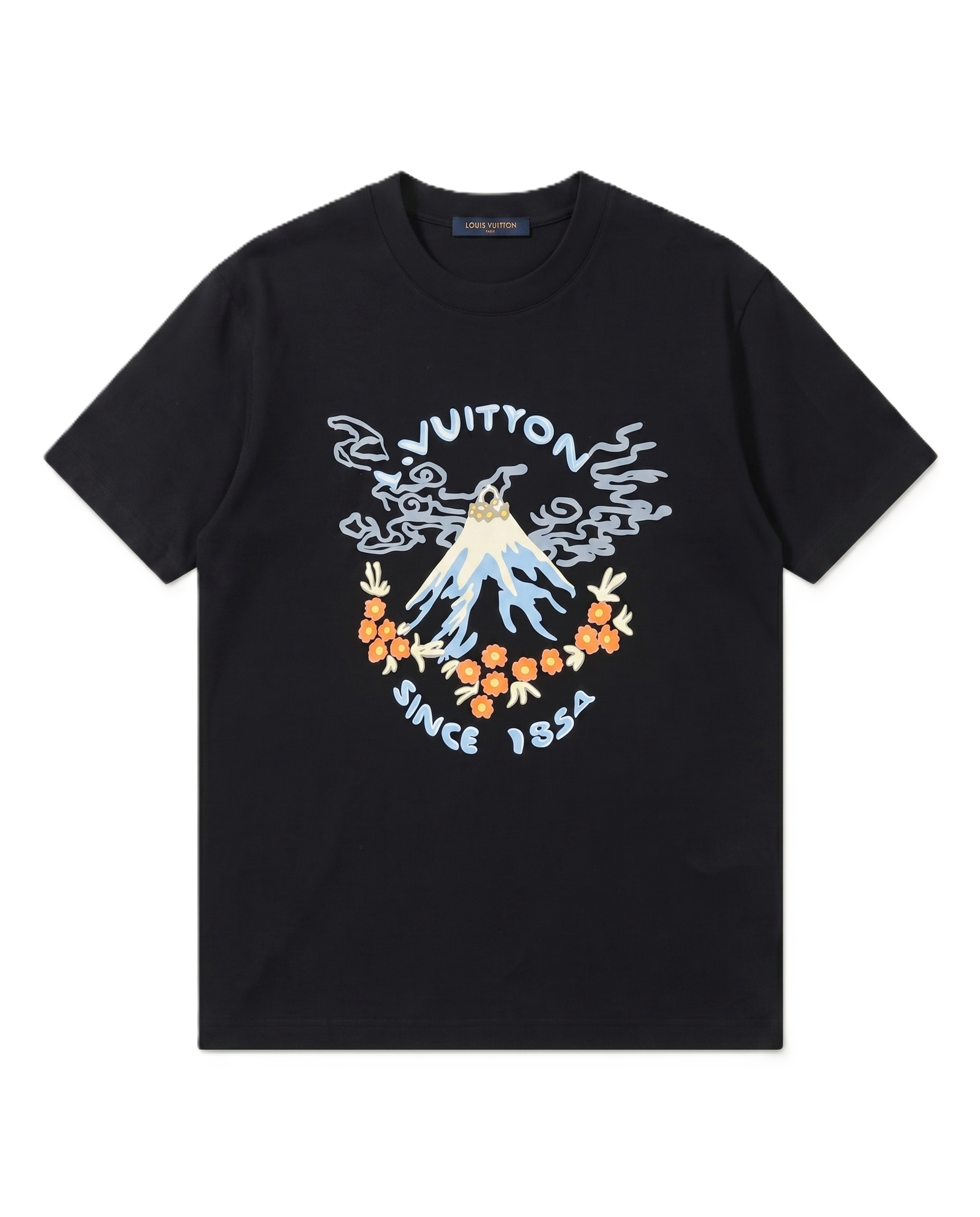 Louis Vuitton - Black Eruption Volcano T-Shirt - Since 1854