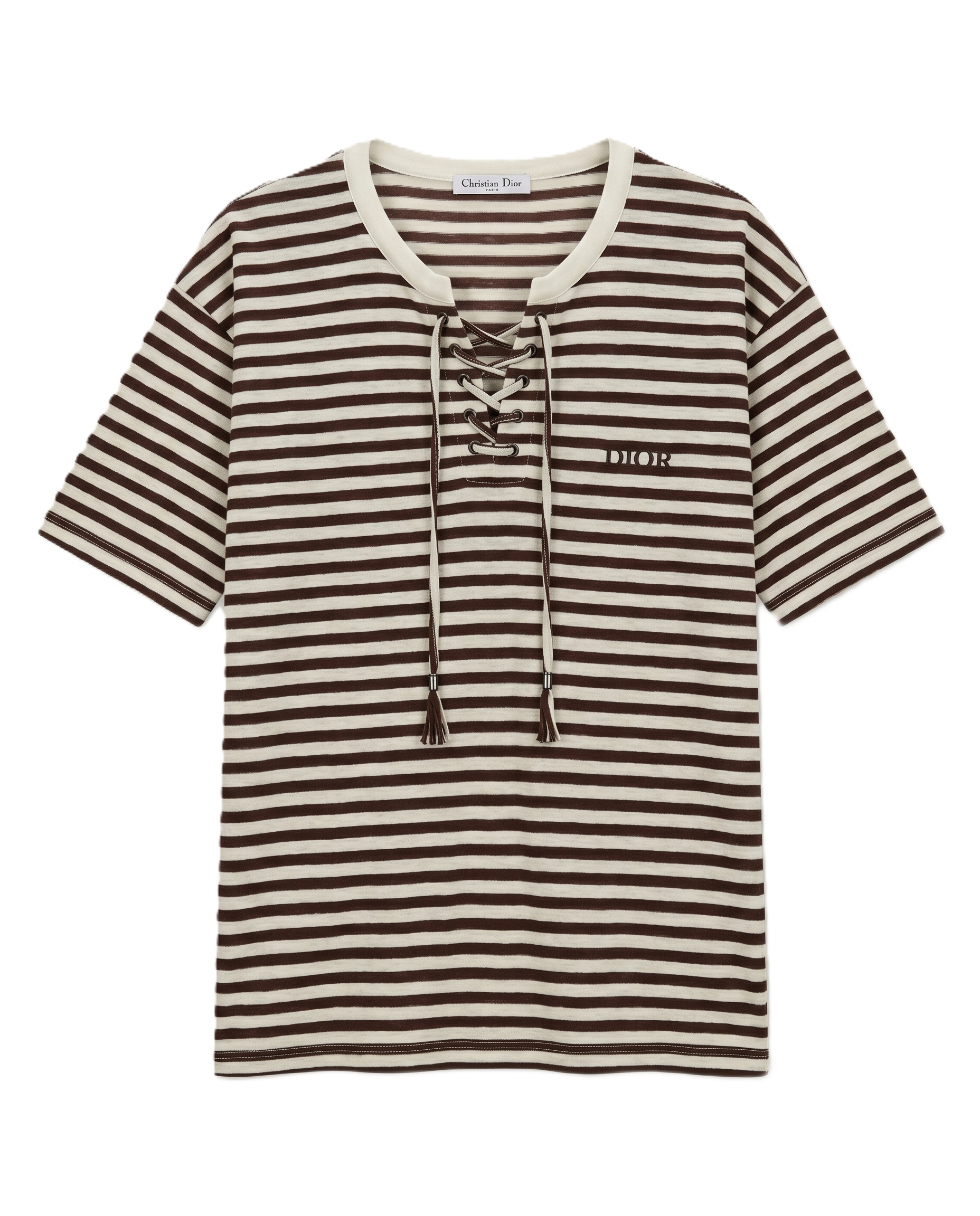Christian Dior - Short-Sleeve Striped T-Shirt